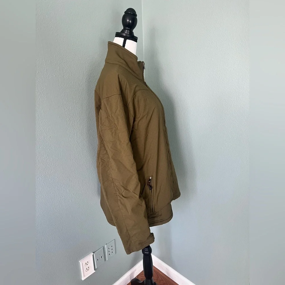 The North Face Men’s Olive Fleece Lined Windbreaker Long Sleeve  Size XL